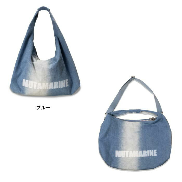 muta MARINE GOLF ムータマリンゴルフ ゴルフウェア メンズ レディース デニム ワンショルダーバッグ musg-240725