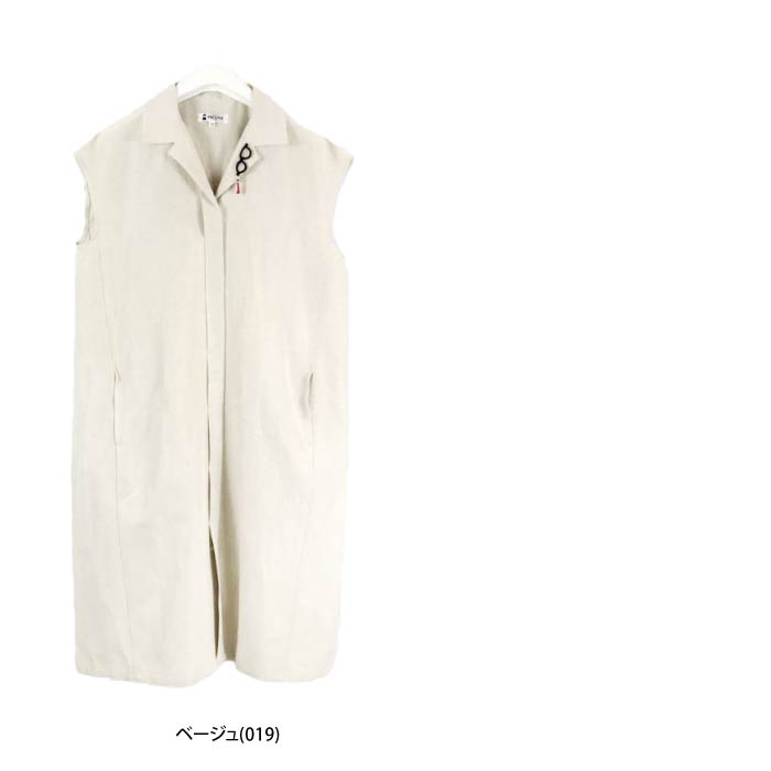 【30%OFF SALE】PICONE CLUB ピッコーネクラブ ゴルフウェア 麻混開襟ワンピース P351430