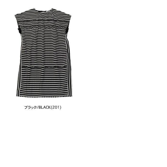 PICONE CLUB ピッコーネクラブ ゴルフウェア レディース オーガニックコットンボーダーワンピース オーガニックコットン100% p451505