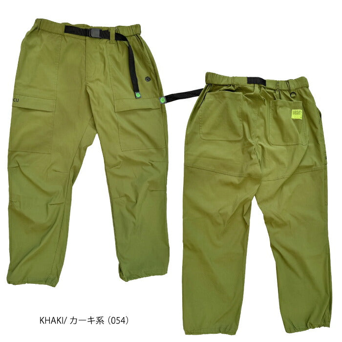 PW CIRCULUSピーダブリュサーキュラス ゴルフウェア メンズ ベルト付 ワイドカーゴパンツ 撥水加工 ストレッチ pppngm0411
