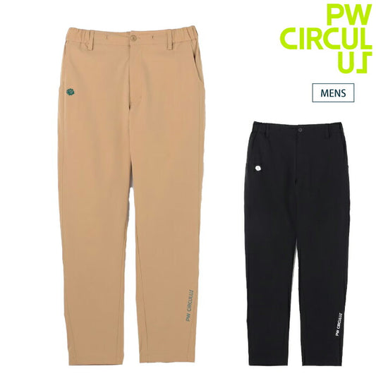 PW CIRCULUS ピーダブリュサーキュラス ゴルフウェア メンズ MEN BASICテーパードパンツ 花粉がつきにくい 撥水 ストレッチ pppnlm0311