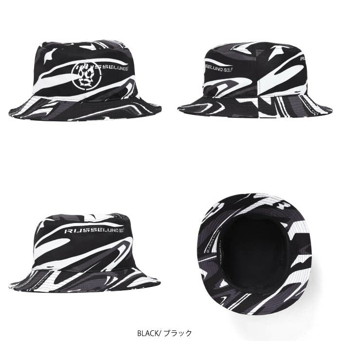Russeluno ラッセルノ ゴルフ メンズ レディース CAMO BUCKET HAT バケットハット rgd-2412114