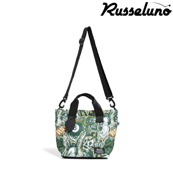 Russeluno ラッセルノ ゴルフ メンズ レディース PADDED CART BAG (MULTI LOGO) 中綿 カートバッグ RGD-2432806