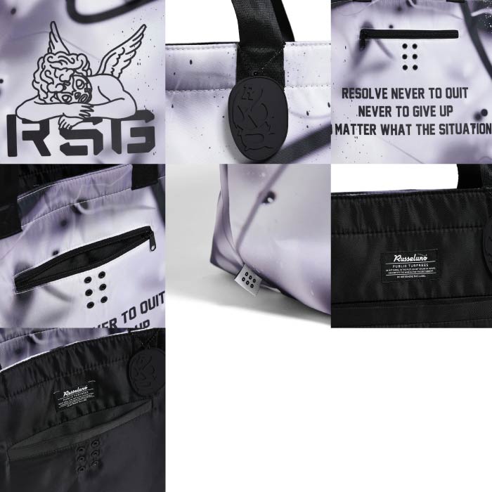 Russeluno ラッセルノ ゴルフ メンズ レディース REVERSIBLE BIG TOTE (NETE LUCHA) リバーシブル ビッグトート RGD-2432807