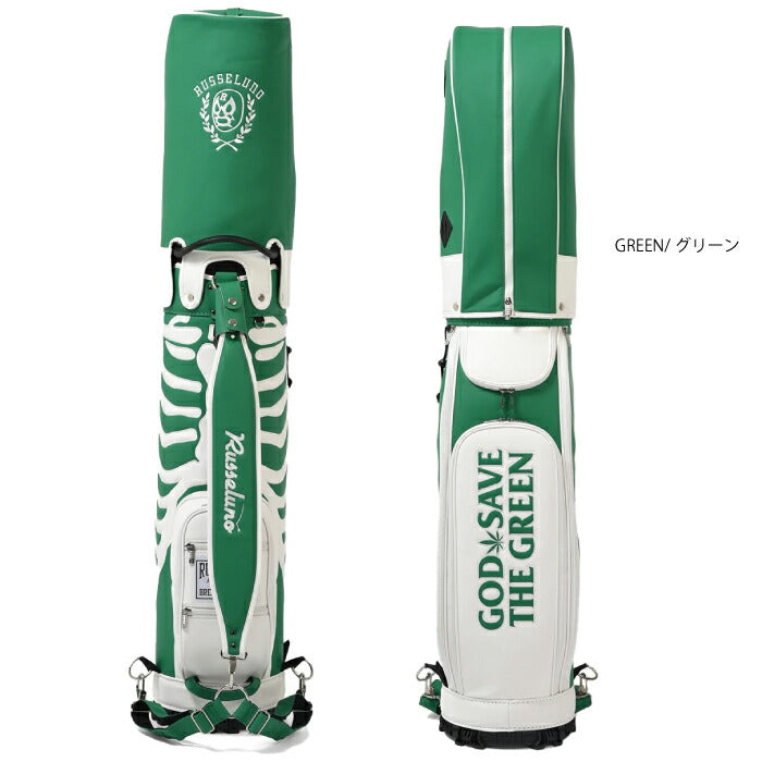 Russeluno ラッセルノ ゴルフ メンズ レディース キャディバッグ SKELETON GOLF BAG スケルトンゴルフバッグ シリーズ商品あり rs-0003051