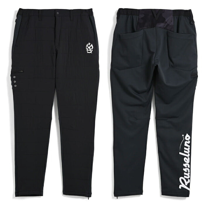 Russeluno ラッセルノ ゴルフウェア メンズ ウォームパンツ PADDED PANTS ダウンライク 防寒性 セットアップ対応 RS-2530708