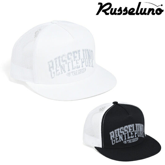 Russeluno ラッセルノ ゴルフウェア メンズ レディース GENTLE PUNK FLAT VISOR CAP ジェントルパンク フラットバイザーキャップ 帽子 スナップバックタイプ rs-2612110