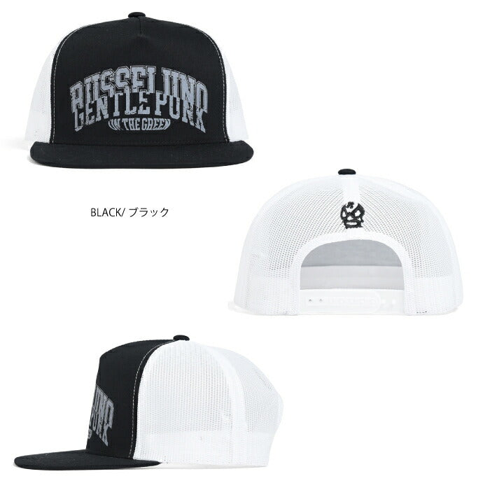Russeluno ラッセルノ ゴルフウェア メンズ レディース GENTLE PUNK FLAT VISOR CAP ジェントルパンク フラットバイザーキャップ 帽子 スナップバックタイプ rs-2612110
