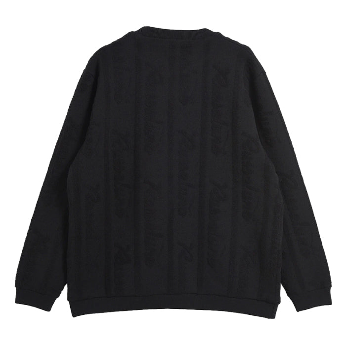 Russeluno ラッセルノ ゴルフウェア メンズ LOGO STRIPE REVERSIBLE TECH KNIT SWEATER 軽量 イージーケア ストレッチ 防風ニット リバーシブル rs-2630503