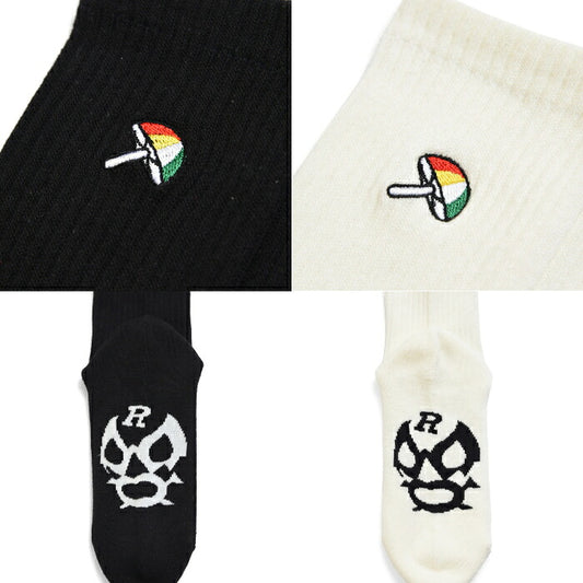 Russeluno ラッセルノ ゴルフウェア メンズ レディース MIDDLE SOCKS PARASOL ミドル丈ソックス 日本製 rsp-2212602
