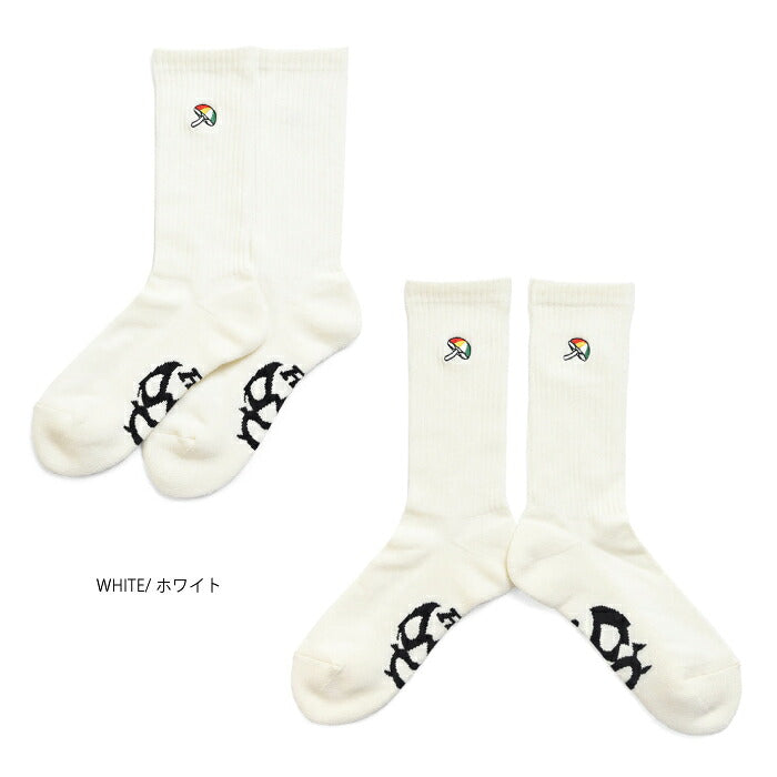 Russeluno ラッセルノ ゴルフウェア メンズ レディース MIDDLE SOCKS PARASOL ミドル丈ソックス 日本製 rsp-2212602