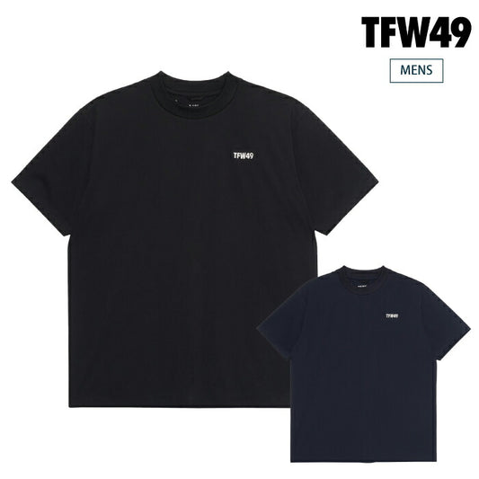TFW49 ティーエフダブリュー ゴルフウェア メンズ HI-NECK SHORT SLEEVE T 半袖ハイネックTシャツ 高ストレッチ 防シワ ウォッシャブル 接触冷感 t102610019