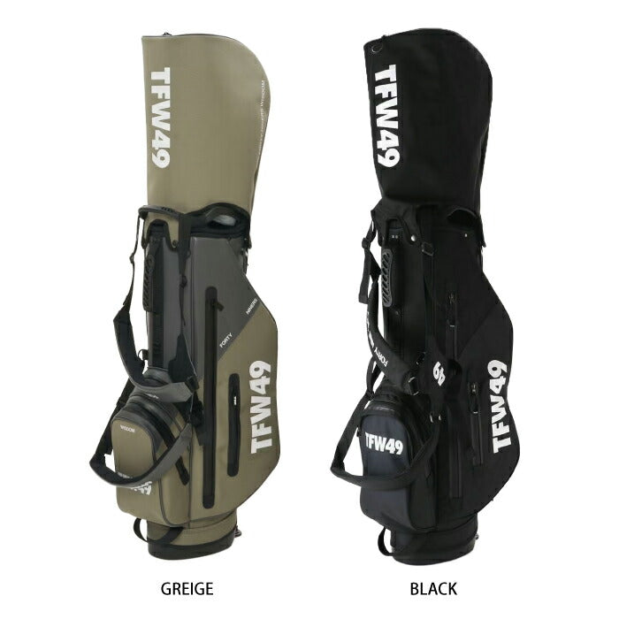 TFW49 ティーエフダブリュー ゴルフ メンズ レディース NYLON CADDIE BAG キャディバッグ 9型 5分割 軽量 スタイリッシュ シンプルT132520001