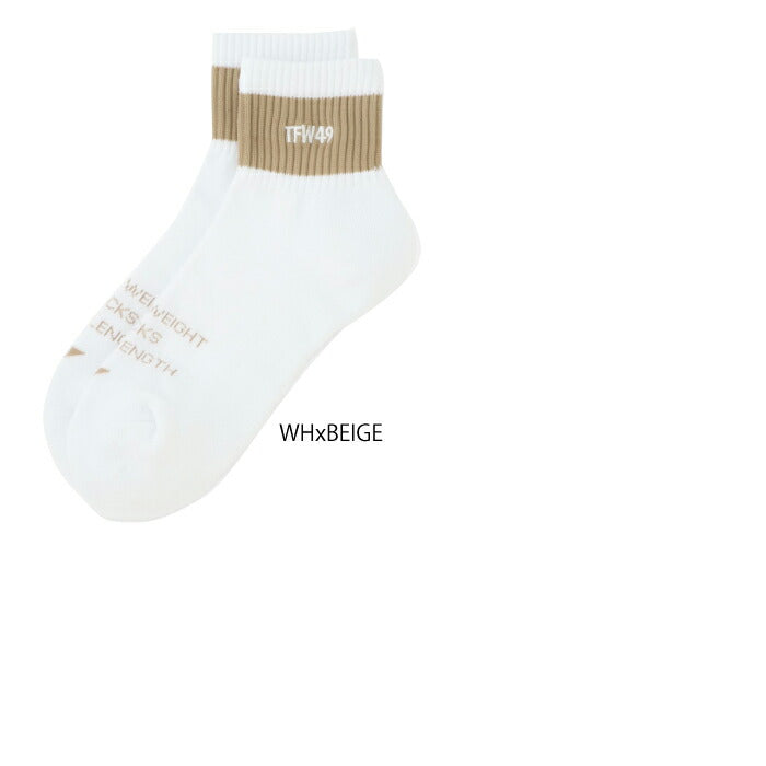 TFW49 ティーエフダブリュー ゴルフウェア メンズ SHORT SOX ver2 靴下 MADE IN JAPAN T132610015