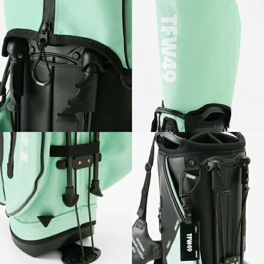 TFW49 ティーエフダブリュー ゴルフ メンズ レディース NYLON CADDIE BAG キャディバッグ 9型 5分割 軽量 耐久性 スタイリッシュ シンプル 洗練されたデザイン t132610018