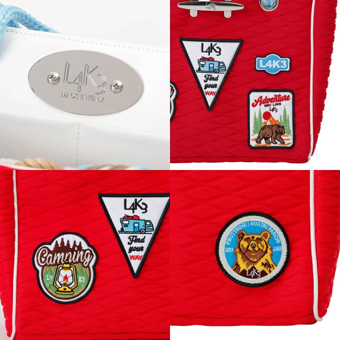 L4K3 レーク ゴルフウェア メンズ レディース CLEAT TOTE mini ネオプレン ロープ ミニバッグ TOM-1184PA