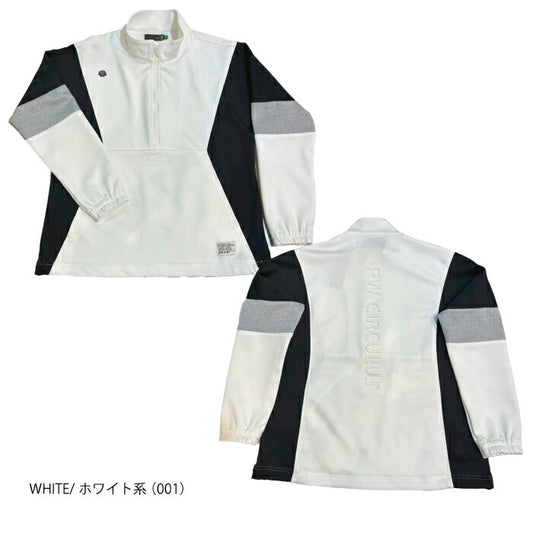 PW CIRCULUS ピーダブリュサーキュラス ゴルフウェア メンズ カラーブロッキング プルオーバー ストレッチ topngm0301