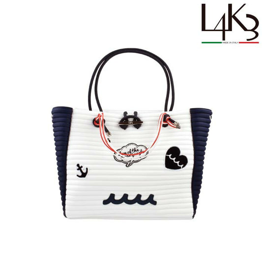 L4K3 レーク ゴルフウェア メンズ レディース L4K3 × muta CLEAT TOTE muta MARINE GOLF ムータマリンゴルフ コラボ ネオプレン トートバッグ TOT-1007MU