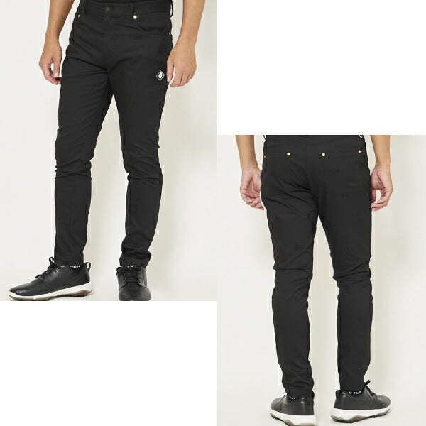 V12 ヴィトゥエルブ ゴルフウェア メンズ STAR EMBROIDERY PANTS ストレッチ V122110-PN01