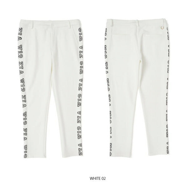V12 ヴィトゥエルブ メンズ SIDE LOGO PANTS 肌触り抜群のスムース素材・伸縮性・保温性 V122120-PN07