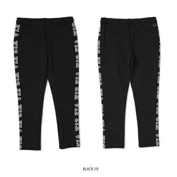 V12 ヴィトゥエルブ メンズ SIDE LOGO PANTS 肌触り抜群のスムース素材・伸縮性・保温性 V122120-PN07