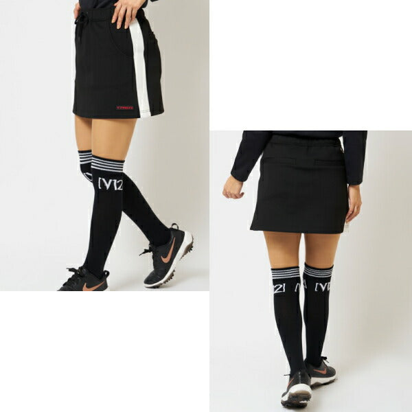 V12 ヴィトゥエルヴ レディース LINE SKIRT_WM 伸縮性 保温性 セットアップ可能 V122120-SK04