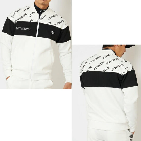 V12 ヴィトゥエルブ メンズ レディース VET PANEL TOP ジップジャケット 伸縮性 保温性 V122120-SW02