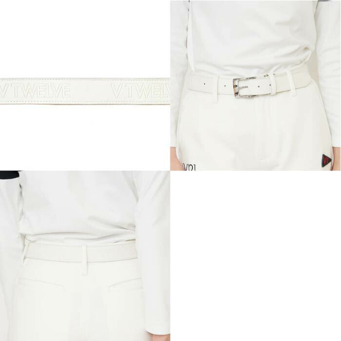 V12 ヴィトゥエルブ メンズ レディース ゴルフベルト EMBOSSING BELT V122220-BL01