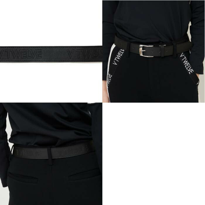 V12 ヴィトゥエルブ メンズ レディース ゴルフベルト EMBOSSING BELT V122220-BL01