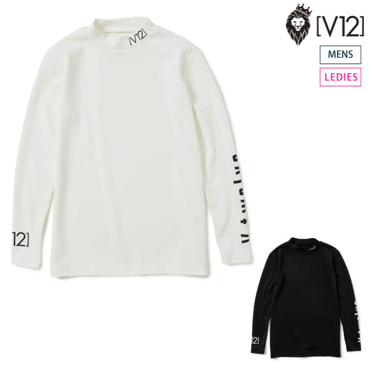 V12 ヴィトゥエルブ メンズ レディース LOGO INNER MOCK インナーモックネック 接触冷感 V122310-CT23