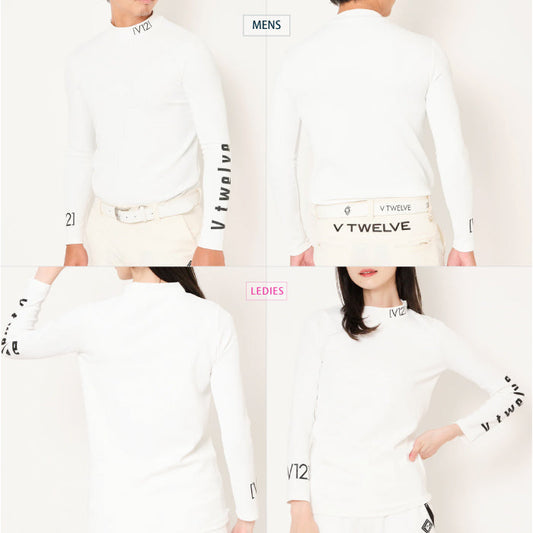 V12 ヴィトゥエルブ メンズ レディース LOGO INNER MOCK インナーモックネック 接触冷感 V122310-CT23