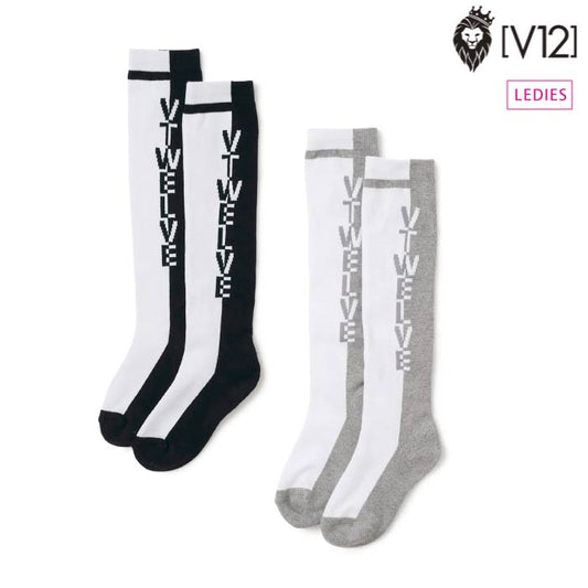 V12 ヴィトゥエルブ レディース L/LINE HI SOCKS ハイソックス V122320-AC12