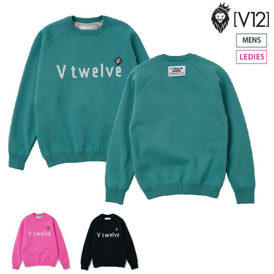 V12 ヴィトゥエルブ メンズ レディース TYPO KNIT 防風裏地付きニット V122320-KN02
