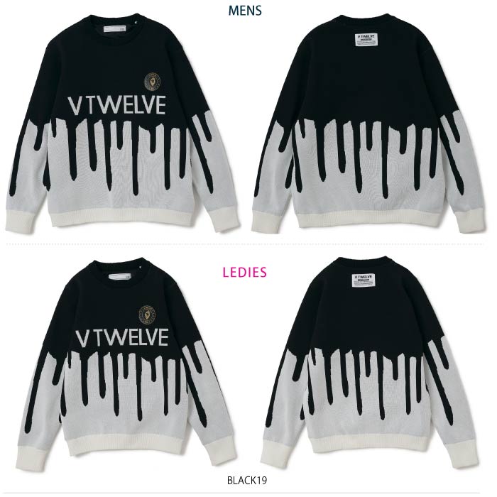 V12 ヴィトゥエルブ メンズ レディース MELT KNIT ニット V122320-KN05