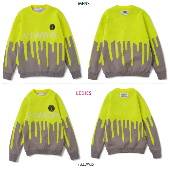 V12 ヴィトゥエルブ メンズ レディース MELT KNIT ニット V122320-KN05