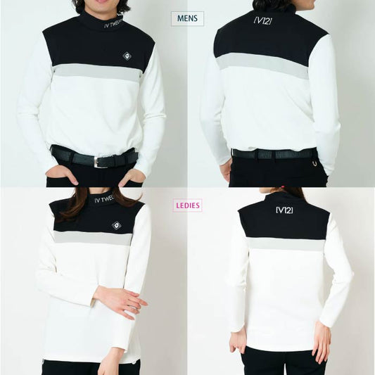 V12 ヴィトゥエルブ メンズ レディース TONE L/S MOCK 長袖 モックネック V122320-MK01
