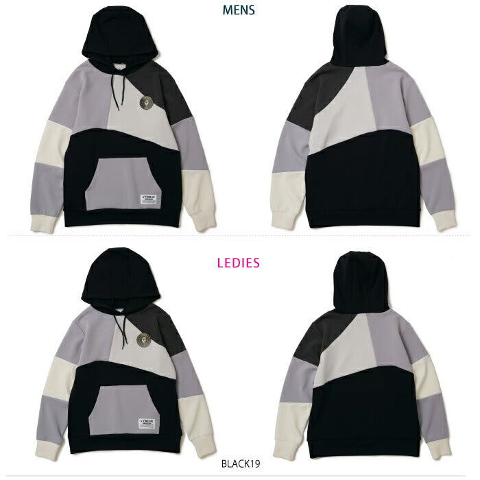 V12 ヴィトゥエルブ メンズ レディース CRAZY PANEL HOODIE パーカー 伸縮性 V122320-SW03
