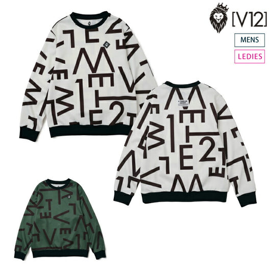 V12 ヴィトゥエルブ メンズ レディース MIHA CREW スウェット 伸縮性 V122320-SW18