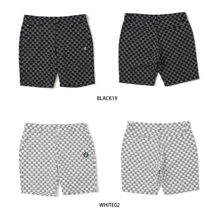 V12 ヴィトゥエルブ ゴルフウェア メンズ ショートパンツ MONOGRAM SHORTS ストレッチ V122410-HP08