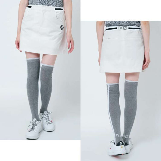 V12 ヴィトゥエルブ ゴルフウェア レディース スカート CHINO SKIRT 腰裏リブ仕様 v122410-sk02