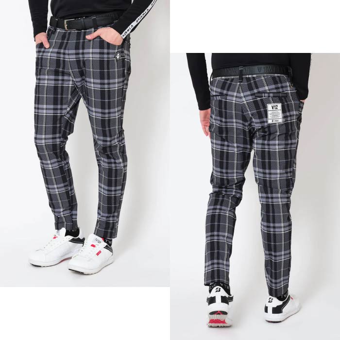 V12 ヴィトゥエルブ メンズ ゴルフウェア パンツ BB PANTS セットアップ対応 はっ水 ストレッチ V122420-PN01