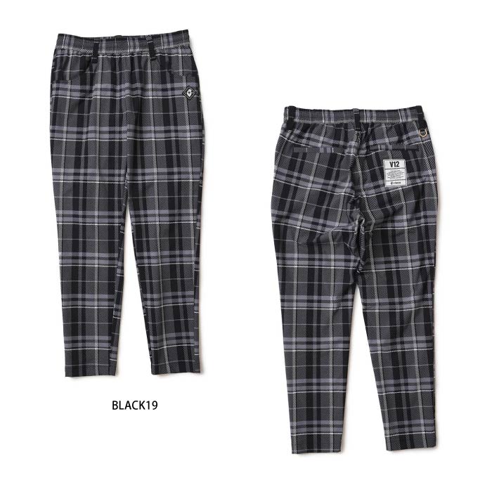 V12 ヴィトゥエルブ メンズ ゴルフウェア パンツ BB PANTS セットアップ対応 はっ水 ストレッチ V122420-PN01
