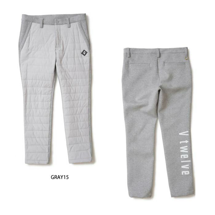 V12 ヴィトゥエルブ メンズ ゴルフウェア WM PANTS メンズ パンツ 防寒 V122420-PN12