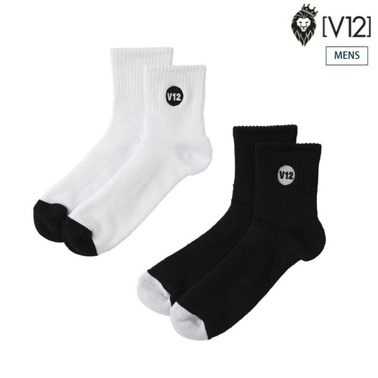 V12 ヴィトゥエルブ ゴルフウェア メンズ ソックス 12 MID SOCKS MEN ミドル丈 v122510-ac01