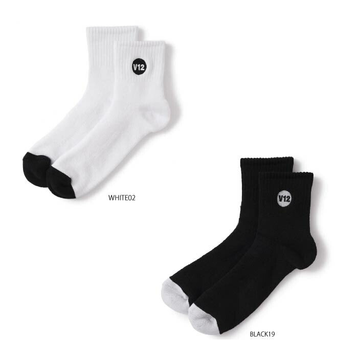 V12 ヴィトゥエルブ ゴルフウェア メンズ ソックス 12 MID SOCKS MEN ミドル丈 v122510-ac01