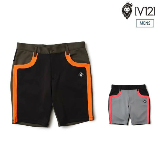 V12 ヴィトゥエルブ ゴルフウェア メンズ ショートパンツ NEON P SHORTS ストレッチ セットアップ対応 V122510-HP03