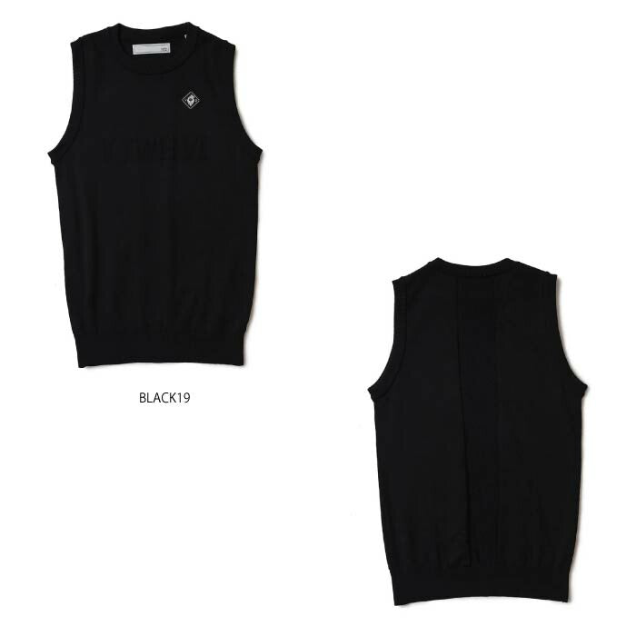 V12 ヴィトゥエルブ レディース ゴルフウェア ニットベスト DIMENSION VEST V122510-KN02