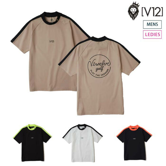 V12 ヴィトゥエルブ ゴルフウェア メンズ レディース モックネック RG MOCK ストレッチ 吸水速乾 v122510-mk02