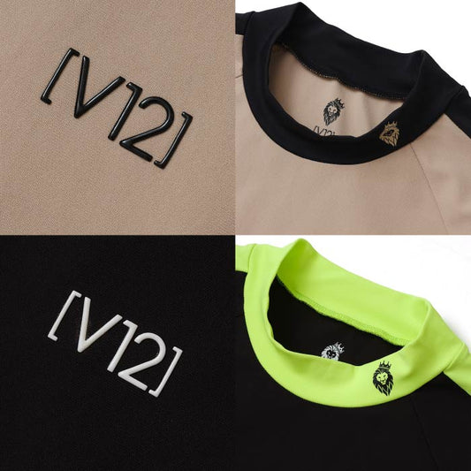 V12 ヴィトゥエルブ ゴルフウェア メンズ レディース モックネック RG MOCK ストレッチ 吸水速乾 v122510-mk02