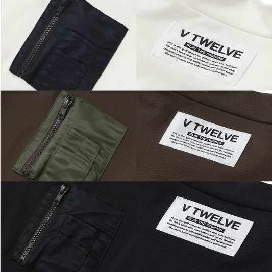 V12 ヴィトゥエルブ ゴルフウェア メンズ レディース 半袖モックネック MA12 MOCK 吸水速乾 v122510-mk06